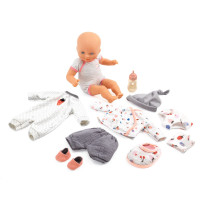Baby Pomea - valigia con bambola Vanille e accessori